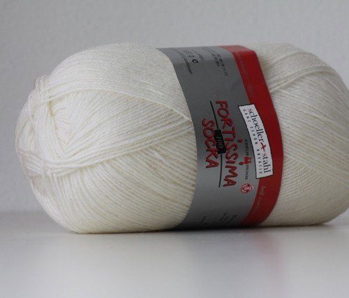 Fortissima Socka 100 – wit