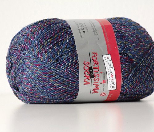 Fortissima Socka 100 – denim/bont