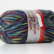 Fortissima Socka Colori – zwart/bont